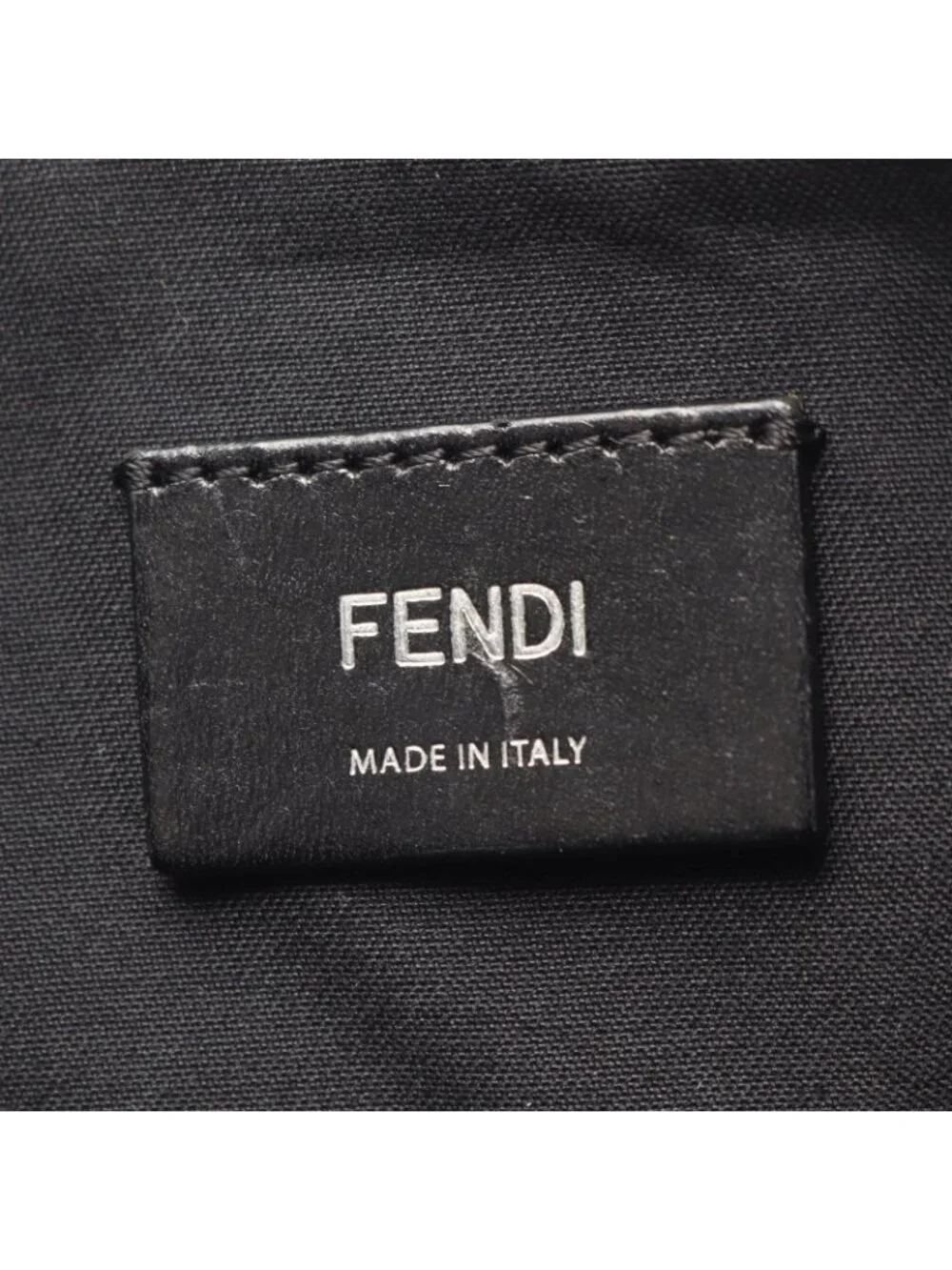 Fendi Shoulder Bag Diagonal Camera Case Zucca Black Gray Yellow Canvas Leather
